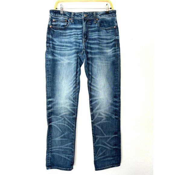 American Eagle Men's Slim Straight Jeans Next Level Airflex Size 32/32 - Picture 1 of 10